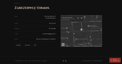 Kontakt i mapa